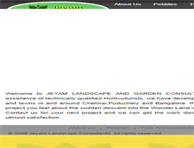Tablet Screenshot of jeyamlandscape.com